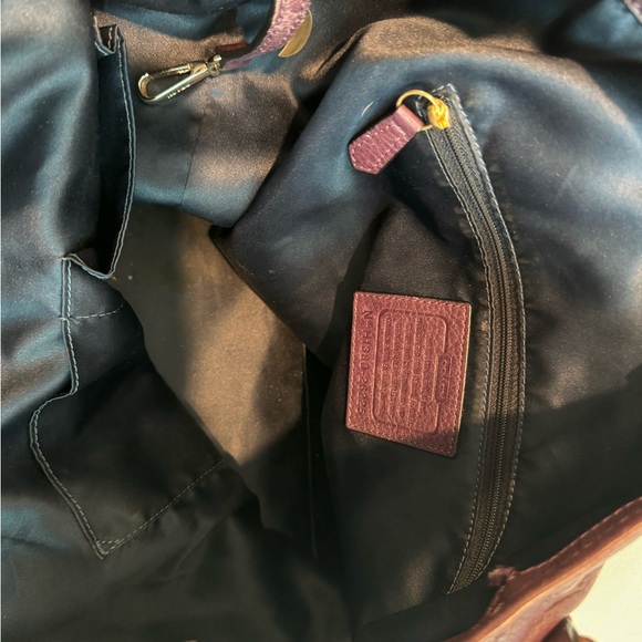 Purple coach tote. - Picture 3 of 3